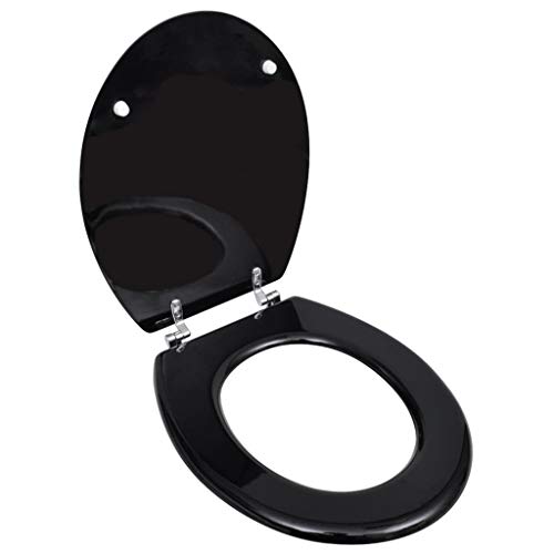 Tampa para Sanita VidaXL | 38 x 30 cm - Preto vidaXL - Assentos de sanita e bidé - 38x30 cm, preto