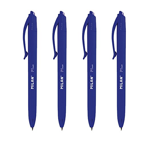 Esferográfica MILAN PT TOUCH (Azul - 0.5 mm) Milan - Canetas - design moderno, traço médio, ponta 0.5mm