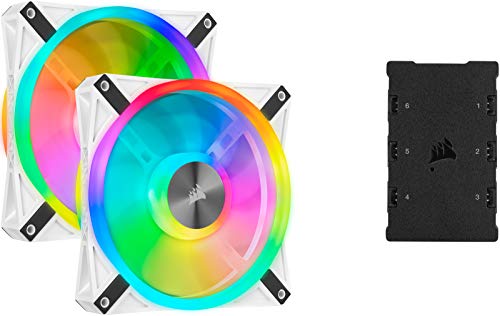 Corsair Ventilador Ql140 Rgb Led 14X14 Mm 2 Unidades Corsair - Peças de refrigeração de sistema de computador - rgb led, 14x14 mm, 2 unidades