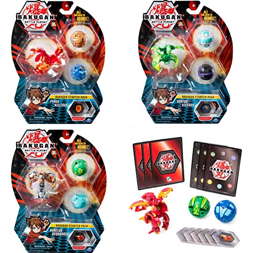 Jogo de Cartas BAKUGAN Starter Pack Set Assortment BAKUGAN - Brinquedos - cartas, estratégia, família, crianças