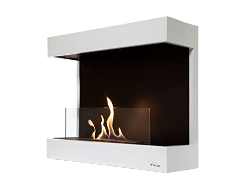 Lareira a Lenha PURLINE Nemesis (Preto - 110x40 cm) PURLINE - Lareiras - 110x40 cm, aço, elegante, 2kW