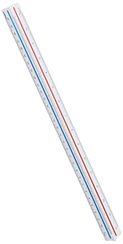 Conjunto de Escalas MAPED (Idade Mínima Recomendada: 6 anos) Maped - Réguas - conjunto, escalas, maped, madeira, desenhos, mapas