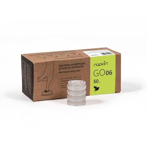 Toalhita de Pernas CREHO Verde Humidificada Go (50 unidades) NAPKIN S.R.L - Toalhitas higiénicas para adultos - verde, humidificada, 50 unidades