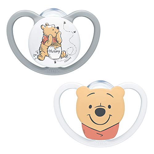 Conjunto de chupetas DISNEY Winnie The Pooh (2 un) Newell Brands - Chupetas e mordedores - 2 unidades, winnie the pooh, borracha, macia