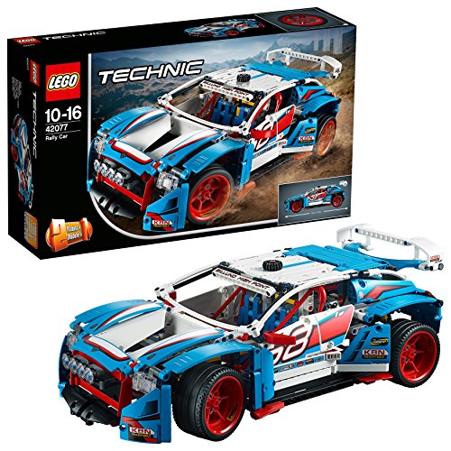 LEGO Technic - Carro de Rally (Idade Mínima: 10 Anos) LEGO - Brinquedos de conjunto de construção - rally car, 10 anos, motor, ventiladores