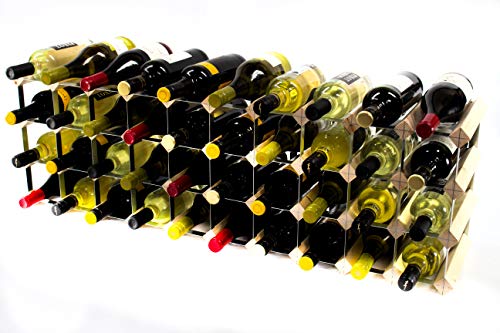 Cranville Wine Racks Madeira de Pinho 30/40 Garrafa de armário superior clássico e metal galvanizado já montado em prateleira Cranville wine racks - Suportes para vinhos - madeira, pinho, 30/40 garrafas, armário superior, metal galvanizado