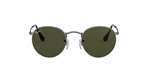 Óculos de sol RAYBAN Round Metal Matte Gunmetal/Crystal Green Ray-Ban - Óculos de sol - rayban, round metal matte, gunmetal, crystal green, rb3447