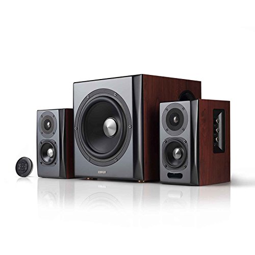 Conjunto de colunas Edifier S350DB 2.1 canais 150 W Preto, Madeira Edifier - Alto-falantes - 2.1 canais, 150 W, preto, madeira