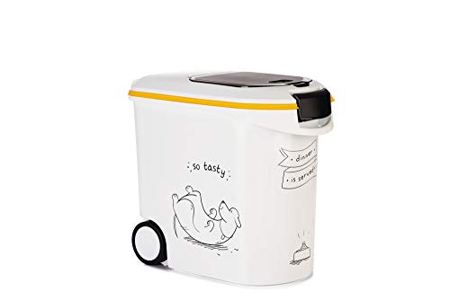 Comedouro para Cães CURVER 1.5L (Branco - Plástico) Curver - Recipientes de comida para animais de estimação - 1.5l, plástico, branco