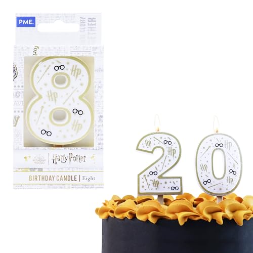 Vela de Canto de Natal HARRY POTTER 8 Anos (Idade Mínima Recomendada: 3 anos) PME CAKE - Velas de aniversário - Harry Potter, 8 anos, 3 anos, 75 cm