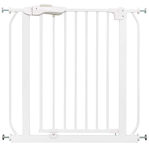 Porta de Segurança para Bebé I B-Style Kaya Branco (128 x 7.5 x 175 cm) IB-Style - Portões para bebês e animais de estimação - 128x7.5x175 cm, amarramento, sem parafusos