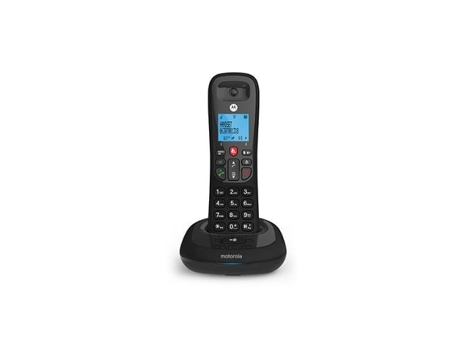 Telefone Motorola CD4001 Preto (Telefone Fixo) Motorola - Telemóveis - telefone fixo, preto