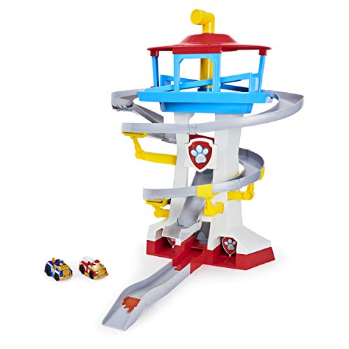 Pista para Carros SPIN MASTER (Idade Mínima Recomendada: 3 anos) PAW PATROL - Brinquedos - pista, carros, periscópio, torre, centro de comando