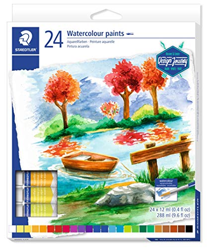Aguarela STAEDTLER (Multicor - 24 Tabletas) Staedtler - Tinta, tinta de arte e esmalte - multicor, 24 tabletas, 12 ml