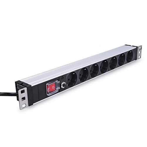 Extensão Elétrica KWMOBILE 7 tomadas Preto Kw-Commerce - Fios e cabos elétricos - extensão elétrica, 7 tomadas, preto