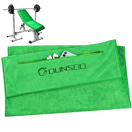 Toalha de Musculação 120X50Cm com Bolsa (Recondicionado Como Novo) DUNSOO - Toalhas de banho e panos de limpeza - musculação, 120x50cm, bolsa