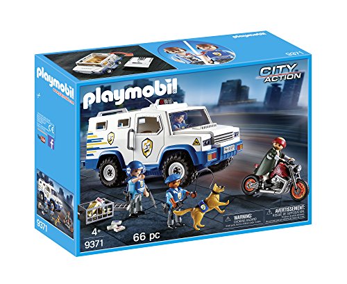 Playmobil City Action 9371 veículo de brincar (Jogos de Sociedade) PLAYMOBIL - Conjuntos de brinquedos - construção, personagens, histórias, motoras