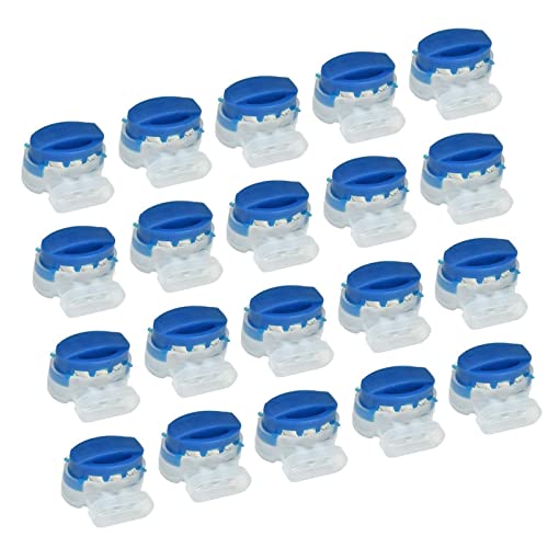 Conjunto de 20 Conectores para Cabo de Corta-Relvas PIQIUQIU - Terminais e conectores de fio - 20 conectores, universal, resistente ao clima, alta qualidade