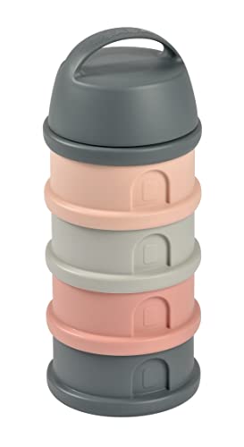 Recipiente para leite em pó BÉABA | Azul, Rosa Beaba - Alimentos preparados - compartimentos, hermético, compacto, fácil de limpar