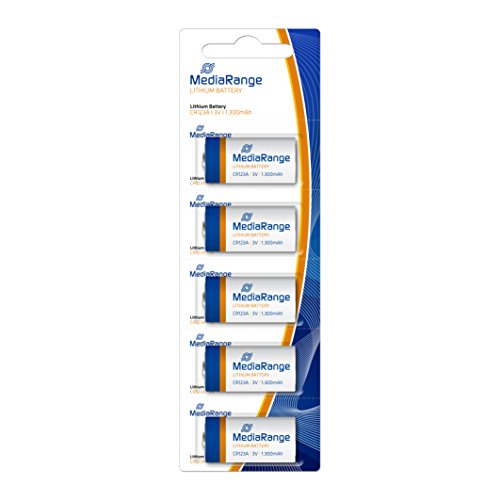 Pilha Não Recarregável MEDIA RANGE MRBAT150 MediaRange - Baterias de uso geral - io-litio, 3V, cr123a, 1300mAh