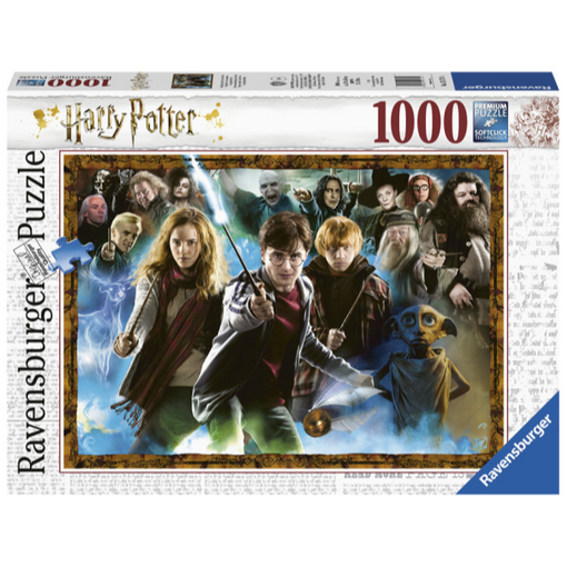 Puzzle RAVENSBURGER Harry Potter and the Philosopher's Stone (Idade Mínima: 12 Anos - 1000 Peças) Ravensburger - Quebra-cabeças de encaixar - Harry Potter, philosopher stone, 1000 peças, idade mínima 12 anos