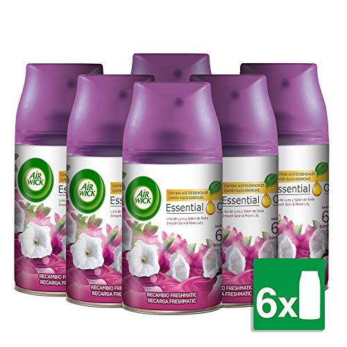 Recarga AIR WICK Freshmatic Luna & Satin (6 Unidades) Air Wick - Aromatizadores de ambiente - recarga, freshmatic, luna, satin