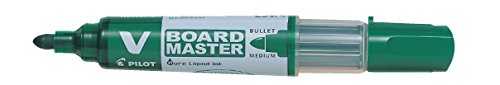 Marcador para Quadro Branco Pilot Vboard 1,8 mm Verde Pilot - Marcadores - 18 mm, verde, tinta líquida, lavável