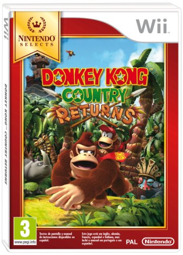Jogo Nintendo Donkey Kong Country Returns Wii Nintendo - Software de jogos de vídeo - scrolling lateral, níveis novos, gráficos HD, ambientes 3D