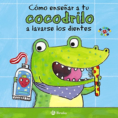 Livro Cómo Enseñar A Tu Cocodrilo A Lavarse Los Dientes de J. M. Gómez (Espanhol) EDITORIAL BRUÑO - Livros - livro, lavarse os dentes, j.m. gomez, coco