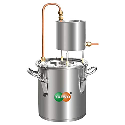 Aguardenteiro de Vinho YUEWO Moonshine Still Alembic Spirits Kit YUEWO - Eletrodomésticos - aguardenteiro, vinho, kit, alembico