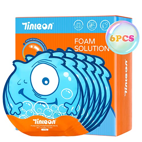 TINLEON Solução Concentrada para Festas De Espuma Tinleon - Brinquedos - 3 kg, pó branco, pó amarelo, fácil de usar