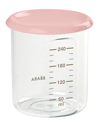 Beaba Nude Maxi Portion Conservation Jar 240 ml (78 g) Beaba - Utensílios de mesa - 240 ml, hermética, graduado, lavável