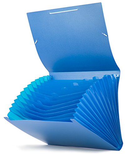 Classificador de Feno PRYSE 4152001 (Azul) Pryse - Pastas Organizadoras - a4, 13 compartimentos, fecho elástico, azul