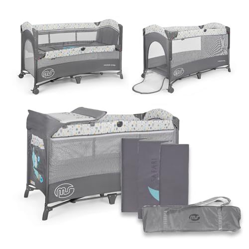 Berço de Viagem MS INNOVATIONS 2 em 1 (Branco) Innovaciones MS - Móveis para bebês e crianças pequenas - berço de viagem, ms innovations, 2 em 1, branco, cama confortável, prático