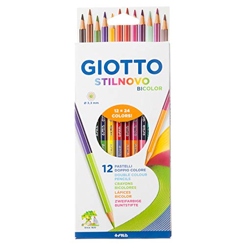 Lápis Cor GIOOTTO Stilnovo 12 Unidades (Multicor) Giotto - Lápis - multicor, 12 unidades