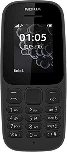 Telemóvel NOKIA 105 (1.8'' - Preto) Nokia - Peças de reposição para telemóveis - telemóvel, nokia 105, 1.8 polegadas, preto