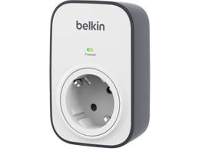 Belkin BSV103VF estabilizador de corrente 3 tomada(s) CA 250 V Branco Belkin - Filtros de linha e supressores de surtos - 3 tomadas, caixa branca, visor LED, usb 2.0