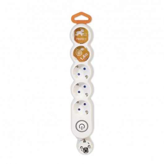 Extensão Elétrica GARZA 5 tomadas com interruptor e proteção infantil Garza - Filtros de linha e supressores de surtos - 5 tomadas, interruptor, proteção infantil