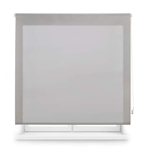 Estor Enrolável BLINDECOR Cinzento Prateado (130x175cm) Blindecor - Persianas e cortinas - 130x175cm, poliéster, prateado, cinzento