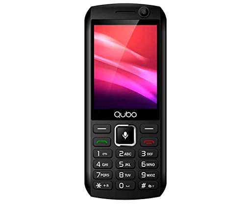 Telemóvel Sénior QUBO P280 (2.8'' - Preto) QUBO - Telefones com fios - sénior, 2.8 polegadas, preto
