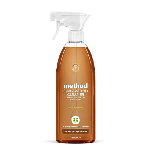 Spray de Limpeza de Madeira METHOD Almendra method products, inc - Desinfetantes domésticos - biodegradável, sem amaciante, lavanda