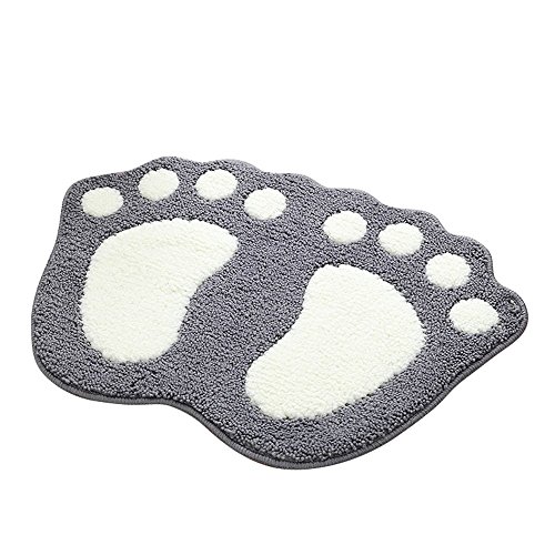 Tapete de Banho SHANNA Cinzento (48x67cm) SHANNA - Tapetes - cinzento, 48x67cm