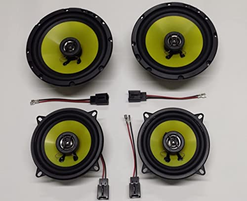 Kit de Colunas Auto GENERAL CAR (Peugeot - 307) GENERALCAR - Eletrodomésticos - coaxial, 120 W, 4 ohm, 90-20000hz
