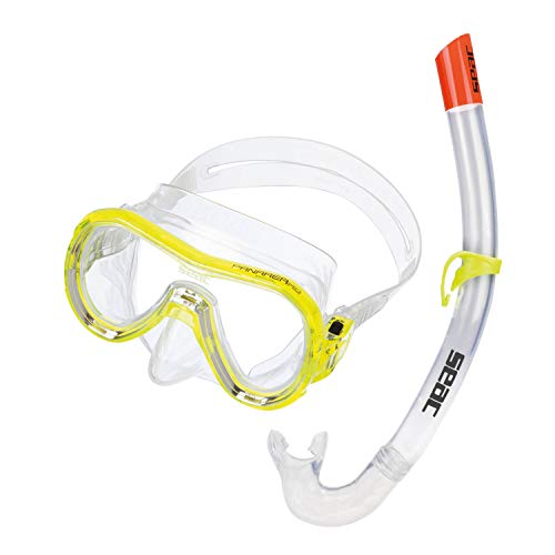 Máscara de Natação SEAC Panarea Kids (Tamanho Único) SEAC - Máscaras de mergulho e snorkeling - silicone, vidro temperado, pre-inclinado, conforto