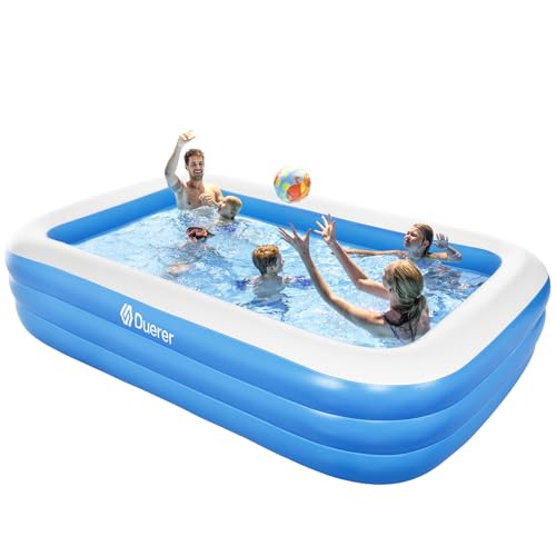 Piscina Insuflável DUERER (Azul - PVC - 305x182x56cm) Duerer - Piscinas - azul, pvc, 305x182x56cm, 80 kg