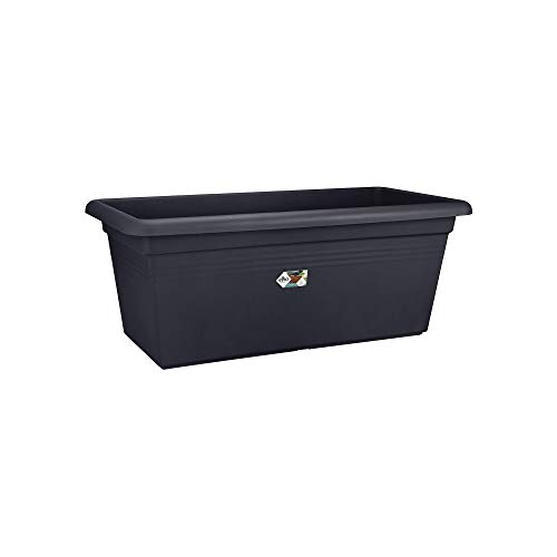 Vaso de Plástico Elho Green Basics 60 Preto XXL Elho - Vasos e canteiros - preto, plástico, reciclado, resistente à geada