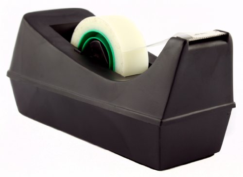 Dispensador de Fita Adesiva Q-CONNECT 39491 Connect - Dispensadores de fita - preto, plástico, 33x19 cm