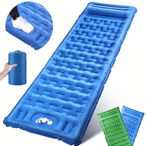 Colchão Insuflável BIAOQINBO Camping (90x180cm) BIAOQINBO - Colchões de dormir - vinil, polietileno, pvc, almofada, bomba