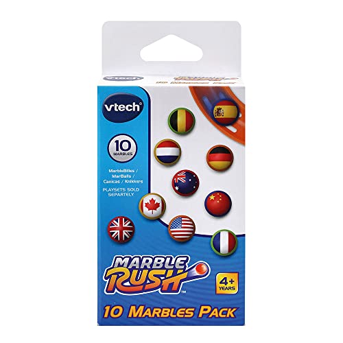 Jogo VTECH Marble Rush (Idade Mínima: 4) VTech - Downloads de música digital - criar percursos, 10 peças coloridas, símbolos de país, 4 anos