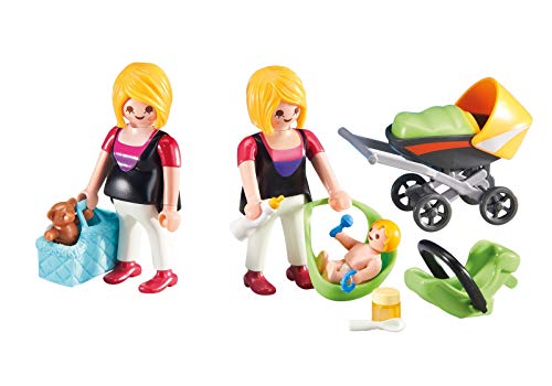 Playmobil 6447 Embaixada e Mãe com bebé (Jogos de Construção) PLAYMOBIL - Jogos - embalagem, cadeira de carro, mesa, almofada